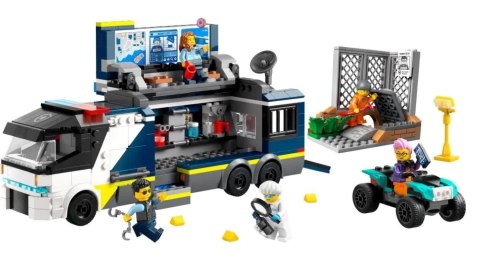 KLOCKI KONSTRUKCYJNE LEGO POLICYJNA CIĘŻARÓWKA LEGO 60418 LEGO