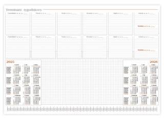 PODKŁAD NA BIURKO PAPIEROWY 470X320/24K BIUWAR LUCRUM BF04/24 LUCRUM