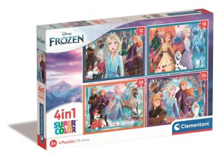 PUZZLE 4W1 FROZEN CLEMENTONI 21518 CLEMENTONI