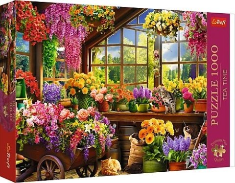 PUZZLE 1000 ELEMENTY PREMIUM PRZYGOTOWANIA DO WIOSNY TREFL 10840 TR TREFL