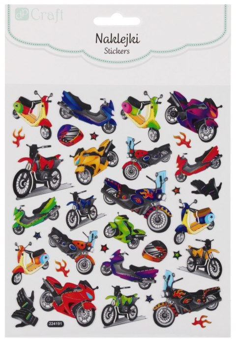 NAKLEJKI MOTOCYKLE ZŁOCONE 150X220 DALPRINT DPNK-104 DALPRINT