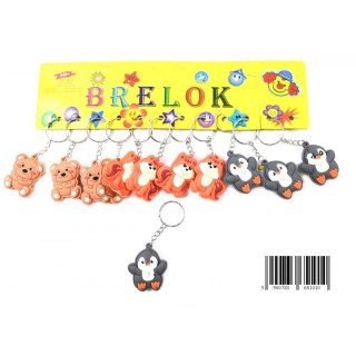 BRELOK GUMOWY ZWIERZĘTA 4CM A 12 TOYS 651010 TOYS