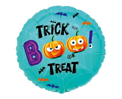 BALON FOLIOWY BOO TRICK OR TREAT , 18" GODAN