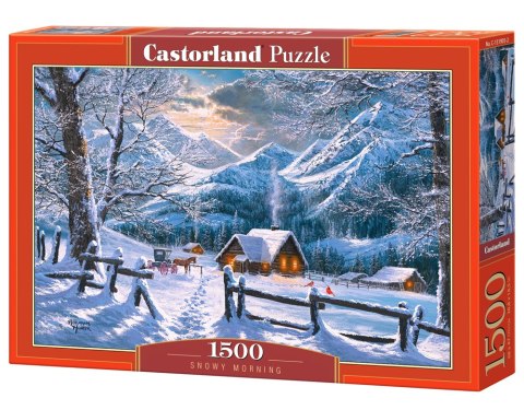 PUZZLE 1500 ELEMENTÓW SNOWY MORNING PUD CASTORLAND C-151905 CASTOR