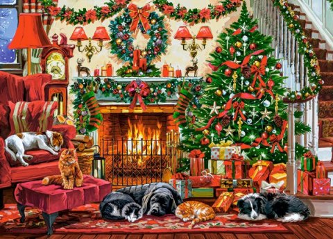 PUZZLE 260 EL. COZY FIREPLACE CASTORLAND B-27668 CASTOR