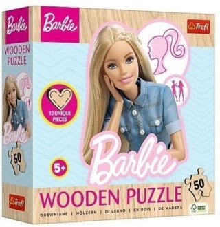 PUZZLE DREWNIANE 50EL MODNA BARBIE TREFL 20282 TR TREFL