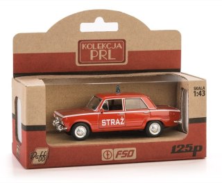 -AUTO KOLEKCJI PRL-U 1:43 FIAT 125P STRAZ B-247 WB DAFFI