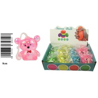 GNIOTEK MIŚ Z ZAWIESZKĄ BROKAT 11X14 MIX KOLOR TOYS D43433 TOYS