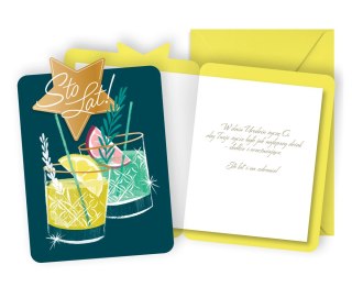 KARNET DK-1204 URODZINY DRINKI PASSION CARDS - KARTKI