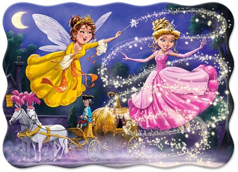 PUZZLE 30 ELEMENTÓW, KONTUROWE CINDERELLA CASTORLAND B-03747 CASTOR