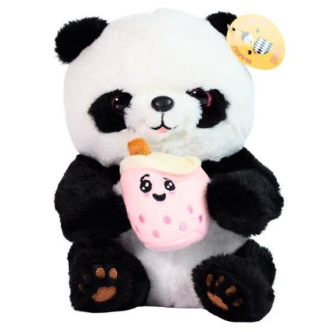 PLUSZAK 25 CM PANDA STOJĄCY Z KUBKIEM DEEF 4217 DEEF