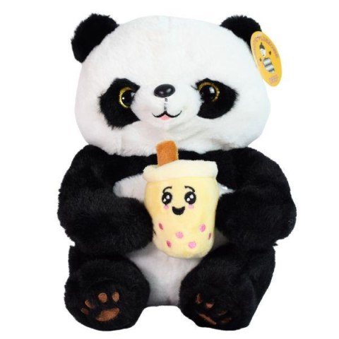 PLUSZAK 25 CM PANDA STOJĄCY Z KUBKIEM DEEF 4217 DEEF