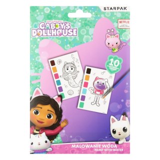 MALOWANKA WODNA Z FARBKAMI GABBY S DOLLHOUSE STARPAK 547500 STARPAK