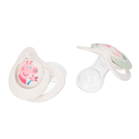 NUK SMOCZEK USPOKAJAJĄCY SILIKONOWY 18-36M STAR PEPPA PIG OP.2 SZT. 10177219 NUK