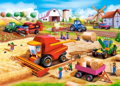 PUZZLE 60 EL. WORK ON THE FARM CASTORLAND B-066278 CASTOR