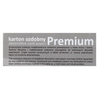 KARTON OZDOBNY A4 250 G ZŁOTY GALERIA PAPIERU OP.20 ARK. ARGO 200776 ARG ARGO