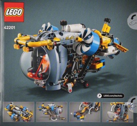 KLOCKI KONSTRUKCYJNE LEGO TECHNIC ŁÓDZ PODWODNA LEGO 42201 LEGO