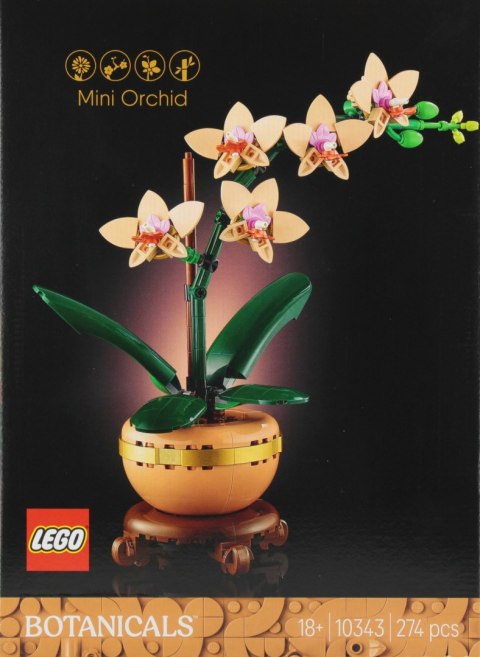 KLOCKI KONSTRUKCYJNE LEGO BOTANICALS MAŁA ORCHIDEA LEGO 10343 LEGO