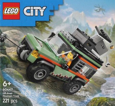 KLOCKI KONSTRUKCYJNE LEGO CITY GÓRSKA CIĘŻARÓWKA LEGO 60447 LEGO