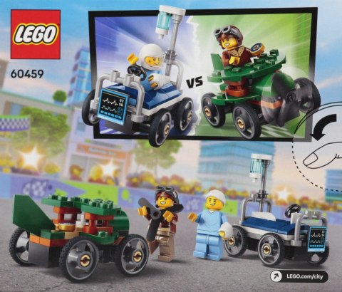 KLOCKI KONSTRUKCYJNE LEGO CITY ZESTAW WYŚCIGÓWEK LEGO 60459 LEGO