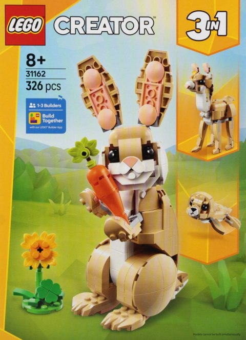 KLOCKI KONSTRUKCYJNE LEGO CREATOR UROCZY KRÓLICZEK LEGO 31162 LEGO