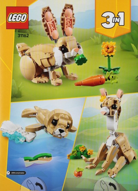 KLOCKI KONSTRUKCYJNE LEGO CREATOR UROCZY KRÓLICZEK LEGO 31162 LEGO