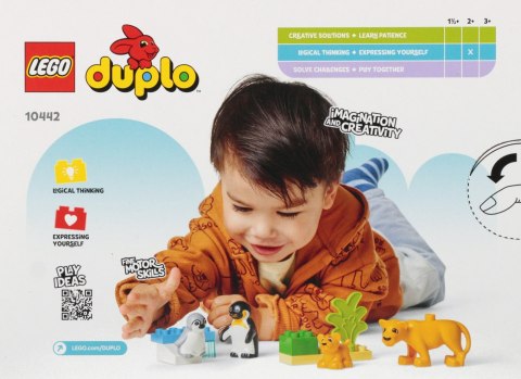 KLOCKI KONSTRUKCYJNE LEGO DUPLO RODZINY ZWIERZĄT LEGO 10442 LEGO