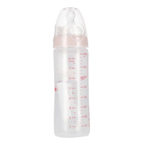 NUK BUTELKA ZE SMOCZKIEM SILIKONOWYM 250 ML 6-18M FIRST CHOICE MIX KOLORÓW 10741625 NUK