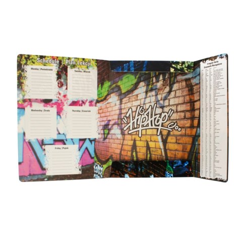 TECZKA Z GUMKĄ A4, GRAFFITY STARPAK 429892 STARPAK