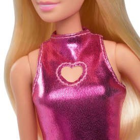 BRB FASHION BLOND METALICZNA ROZ SUKIEN HYT88 W6 MATTEL