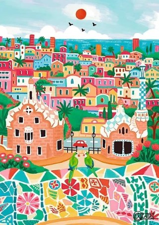 PUZZLE 1000 ELEMENTÓW PREMIUM BARCELONA TREFL 10894 TR TREFL