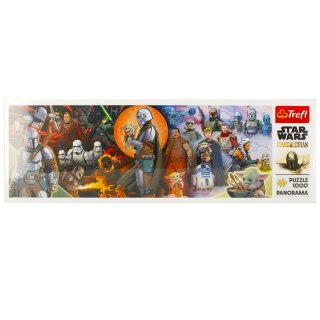 PUZZLE 1000EL PRZYGODY MANDALORIANA PUD TREFL 29052 TR TREFL