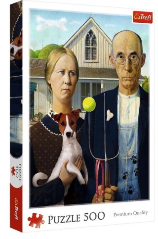 PUZZLE 500EL AMERICAN GOTHIC TREFL 37526 TR TREFL