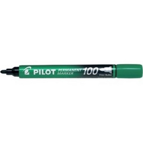 MARKER PERMANENTNY OKRĄGŁY ZIELONY PILOT SCA-100G