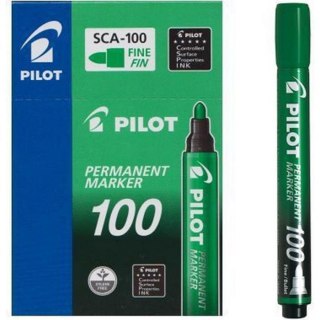 MARKER PERMANENTNY OKRĄGŁY ZIELONY PILOT SCA-100G