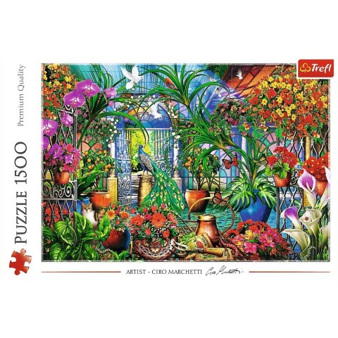 PUZZLE 1500 ELEMENTÓW TAJEMNICZY OGRÓD TREFL 26188 TR