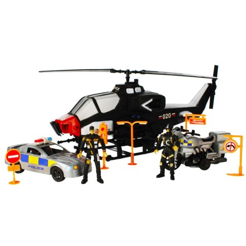 HELIKOPTER NA BATERIĘ POLICJA Z AKCESORIAMI MEGA CREATIVE 481423