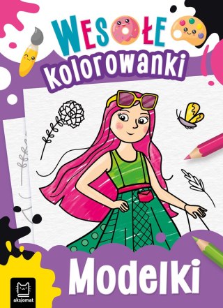 MODELKI. WESOŁE KOLOROWANKI 4