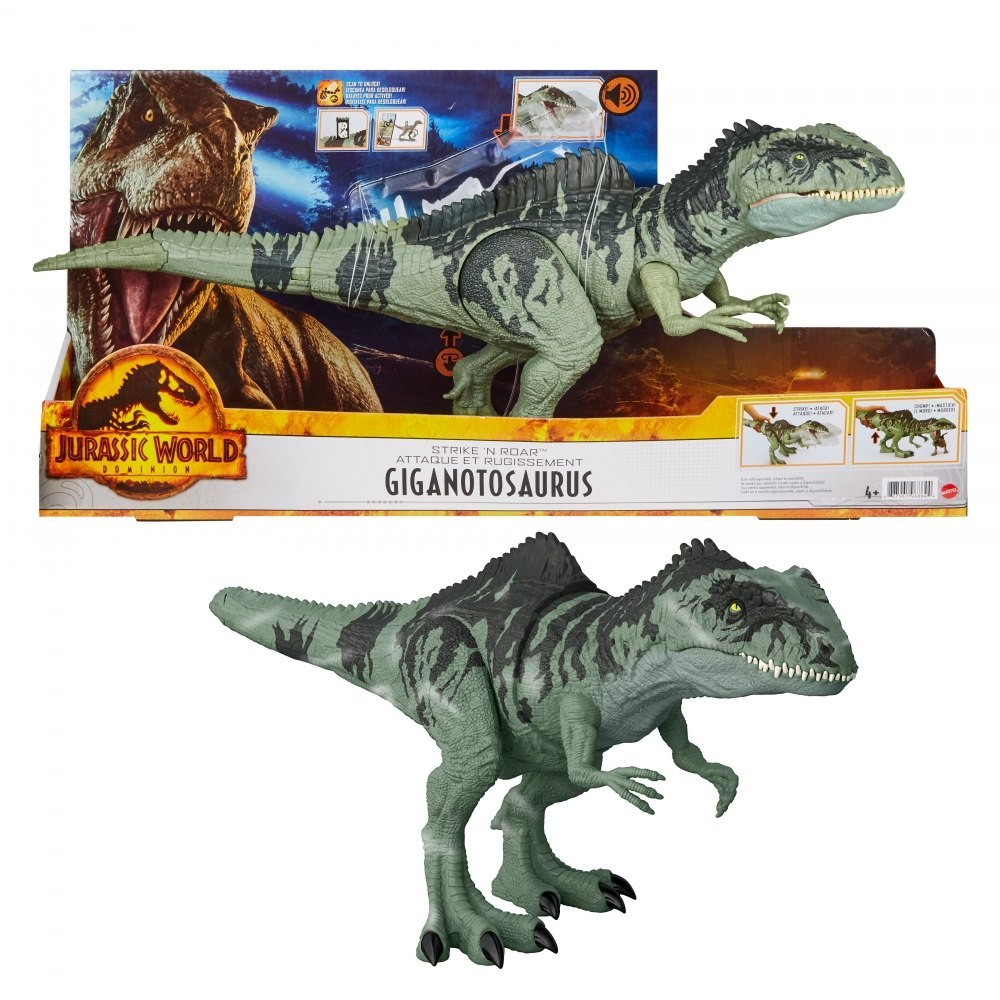 JURASSIC DUZY DINOZAUR ATAK I RYK GYC94 WB2 JURASSIC DUZY DINOZAUR ATAK I RYK GYC94 WB2