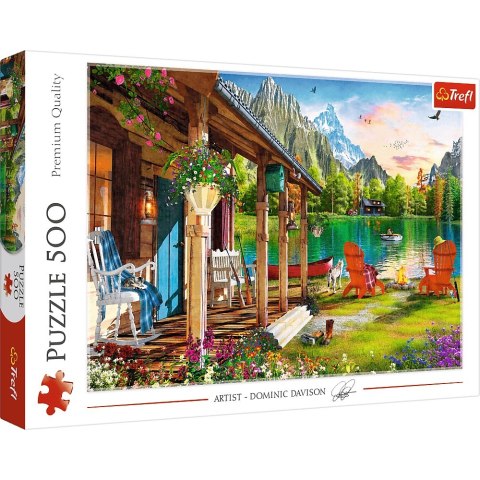 PUZZLE 500 ELEMENTÓW DOMEK W GÓRACH TREFL 37408 TR