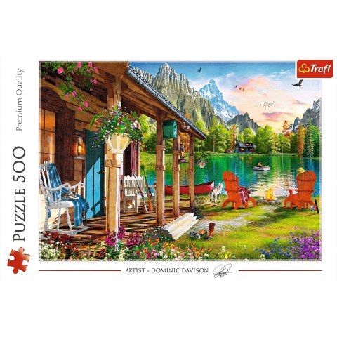 PUZZLE 500 ELEMENTÓW DOMEK W GÓRACH TREFL 37408 TR