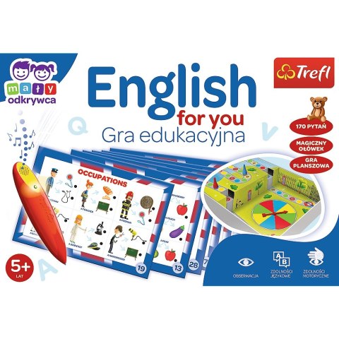 GRA EDUKACYJNA ENGLISH Z MAGICZNYM OŁÓWKIEM TREFL 02113 TR