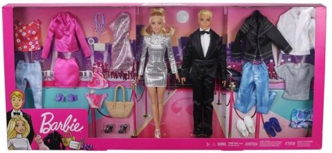 BRB BARBIE I KEN ZESTAW Z UBRANKAMI GHT40 WB4