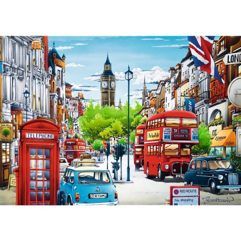 PUZZLE 1000 ELEMENTÓW ULICA LONDYNU TREFL 10557 TR