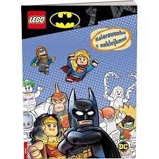 LEGO DC COMICS. KOLOROWANKA Z NAKLEJKAMIAMEET NA-6451