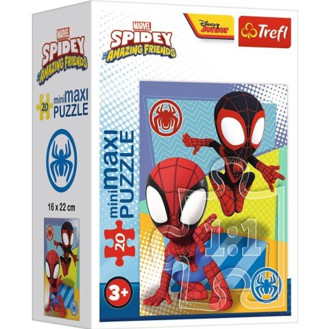 PUZZLE 20EL MINIMAXI 21132 NIESAMOWITY SPIDEY TREFL 21132 TR