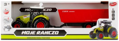 TRAKTOR Z AKCESORIAMI MOJE RANCZO MEGA CREATIVE 487471