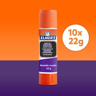 ELMERS KLEJ FIOLETOWY W SZTYFCIE 22G DISPLAY 10 SZTUK 2136614