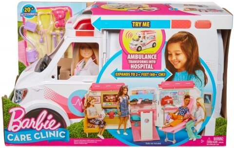 Barbie Karetka Mobilna Klinika - Mattel FRM19 WB1