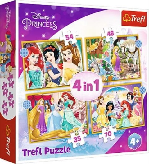 PUZZLE 4W1 SZCZĘŚLIWY DZIEŃ PUD TREFL 34385